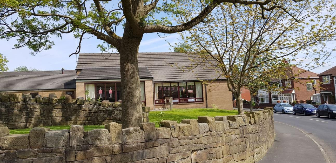 outside sandon house care home in greater manchester